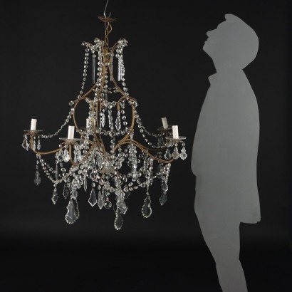 Chandelier Glass Italy XX Century