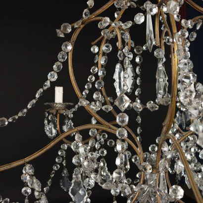 Chandelier Glass Italy XX Century