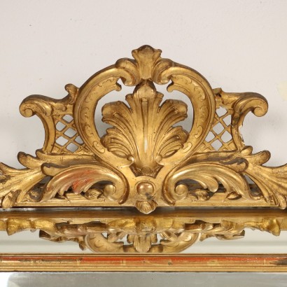 antiquariato, specchiera, antiquariato specchiera, specchiera antica, specchiera antica italiana, specchiera di antiquariato, specchiera neoclassica, specchiera del 800 - antiquariato, cornice, antiquariato cornice, cornice antica, cornice antica italiana, cornice di antiquariato, cornice neoclassico, cornice del 800,Cornice Eclettica Intagliata e Dorata