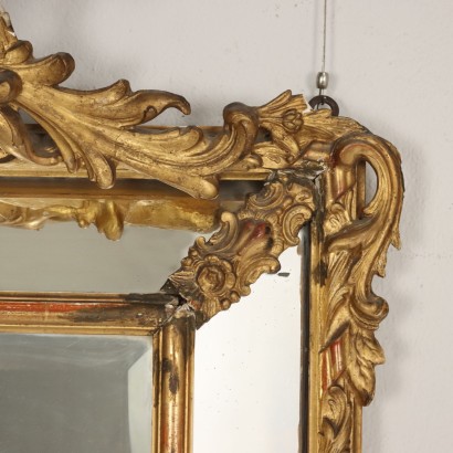 antiquariato, specchiera, antiquariato specchiera, specchiera antica, specchiera antica italiana, specchiera di antiquariato, specchiera neoclassica, specchiera del 800 - antiquariato, cornice, antiquariato cornice, cornice antica, cornice antica italiana, cornice di antiquariato, cornice neoclassico, cornice del 800,Cornice Eclettica Intagliata e Dorata