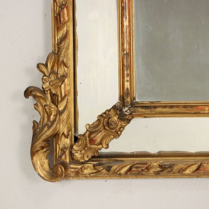 antiquités, miroir, antiquités de miroir, miroir antique, miroir italien antique, miroir antique, miroir néoclassique, miroir du XIXe siècle - antiquités, cadre, cadre antique, cadre antique, cadre italien antique, cadre antique, cadre néoclassique, cadre du XIXe siècle, Sculpté et Cadre éclectique doré