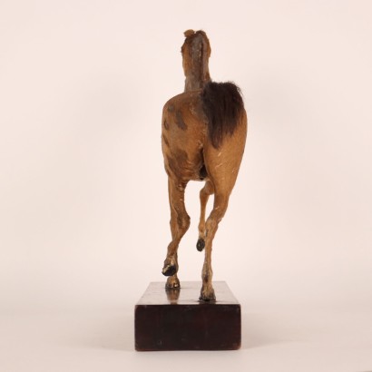 Sculpture Cheval par Henry Fratin Bois France 1818 ca.