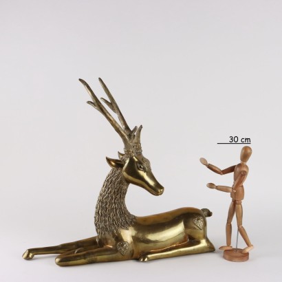 Deer Brass Sarreid Hollywood Regency Europe 1970s