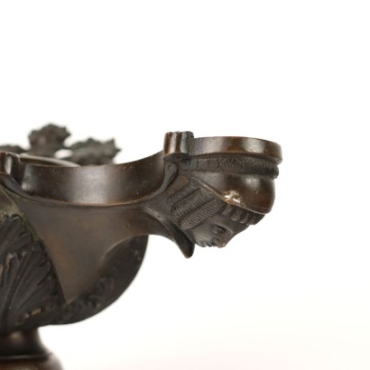 Lantern Bronze with Inkwell Italy XIX Century