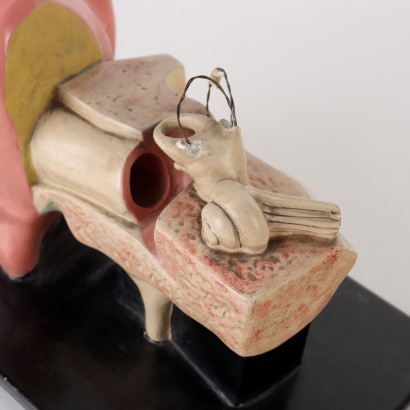 antiques, objects, antique objects, ancient objects, ancient Italian objects, antique objects, neoclassical objects, objects from the 19th century, Anatomical Model of the Ear%, Anatomical Model of the Ear