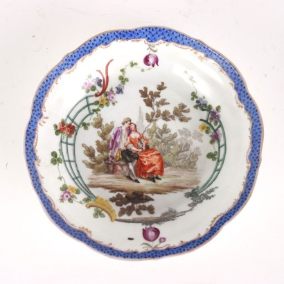 Tasse Ancienne Porcelaine Meissen Allemagne \'700 Assiette Céramiques