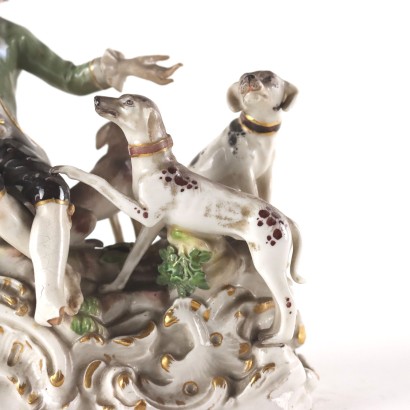 Sculpture Porcelaine Meissen Jeune Courtisan Allemagne \'800 Céramiques