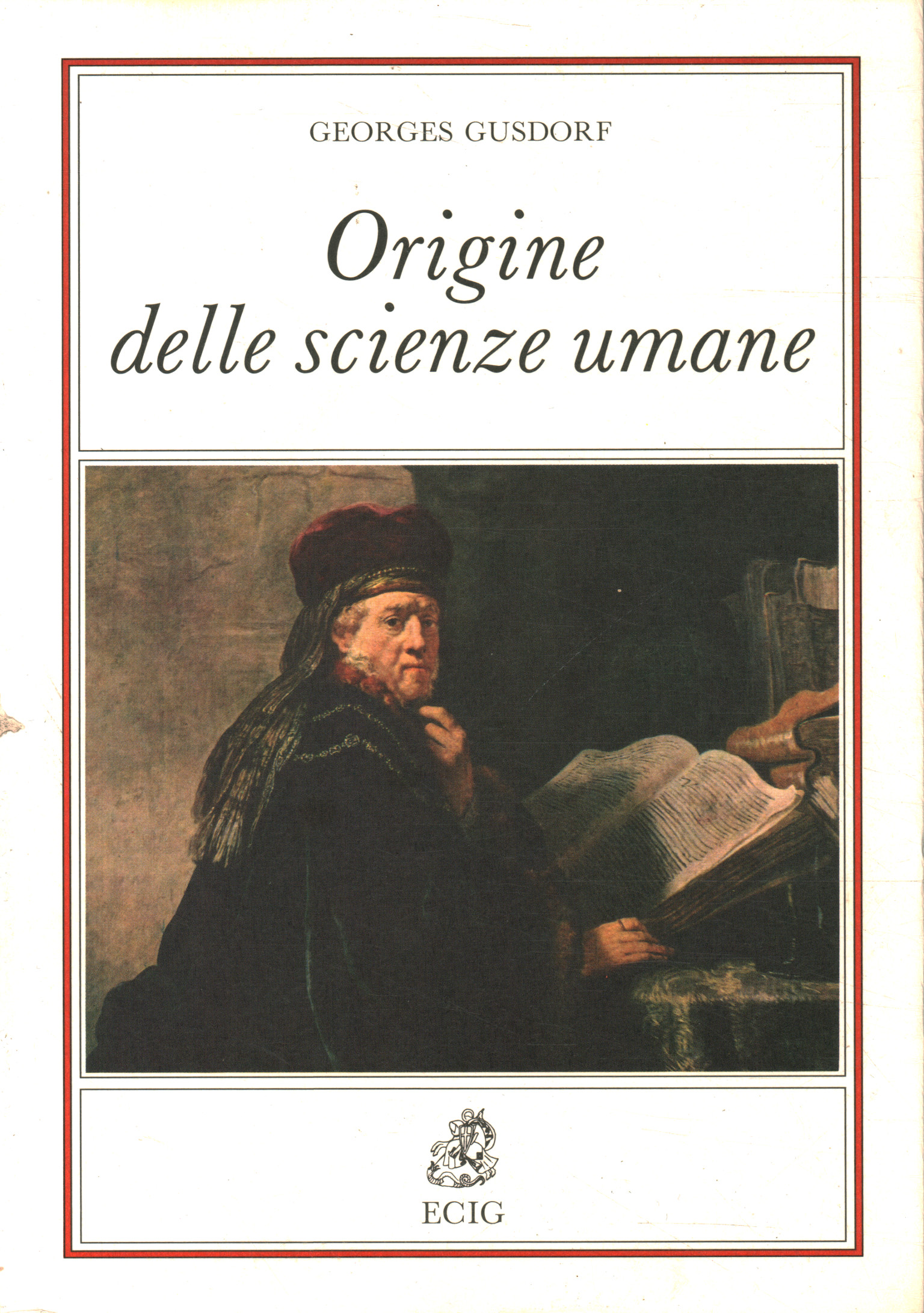 Origin of the sciences