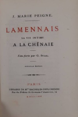 Lamennais Sa vie intime à la Ch%C,Lamennais Sa vie intime à la Ch%C