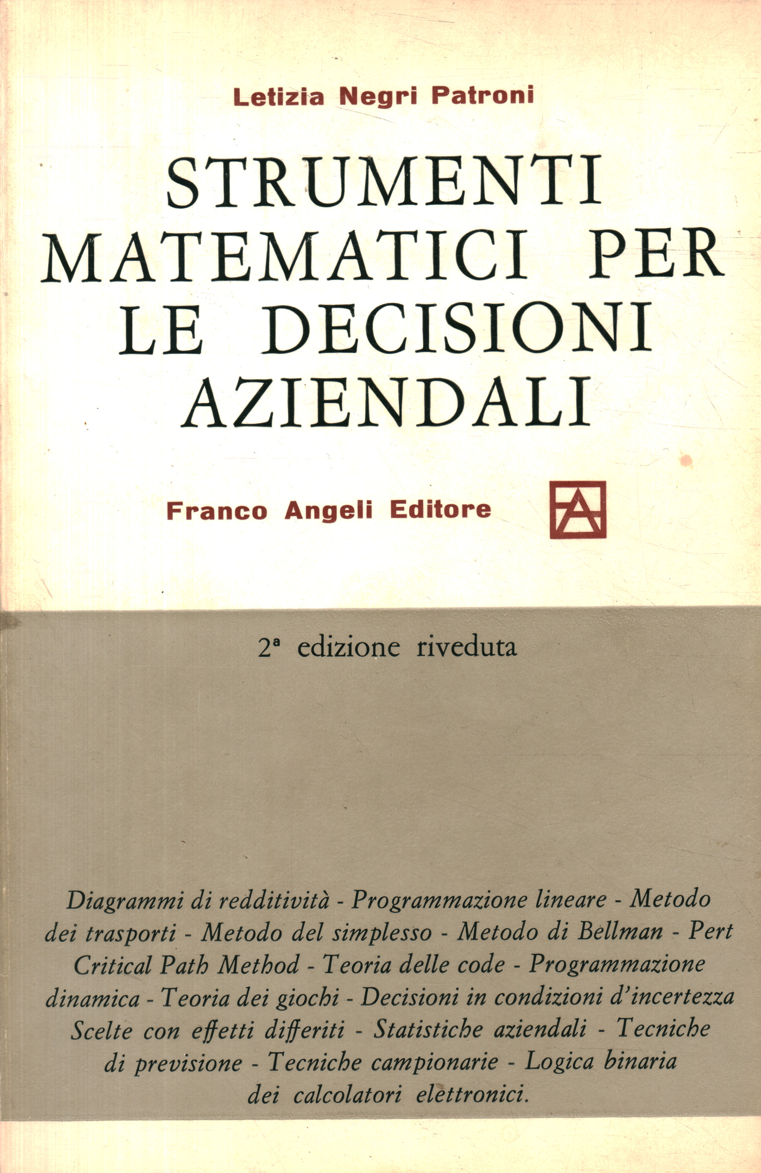 Outils mathématiques pour les décisions d'affaires