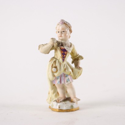 antiques, ceramic sculpture, ceramic sculpture antiques, ancient ceramic sculpture, ancient Italian ceramic sculpture, antique ceramic sculpture, neoclassical ceramic sculpture, 19th century ceramic sculpture,Two Meissen Porcelain Figurines