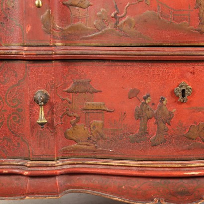 antigüedades, solapa, solapas antiguas, solapa antigua, solapa italiana antigua, solapa antigua, solapa neoclásica, solapa 800, Trumeau en estilo Chinoiserie