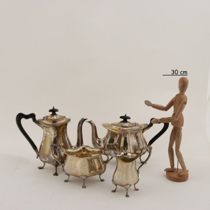 Ancient British Tea Set Birmingham \'900 Coffee and Tea Pot