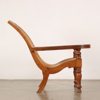 Armchair with reed seat