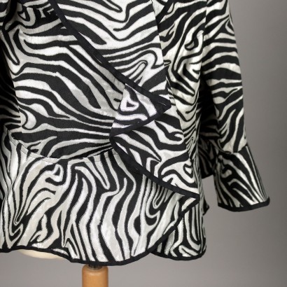 Vintage Animalier-Jacke