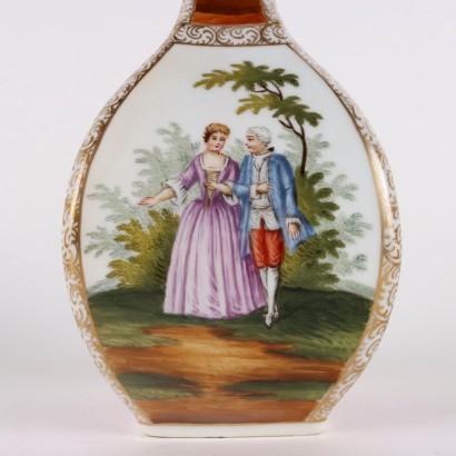 Pareja de Jarrones de Porcelana Dresden