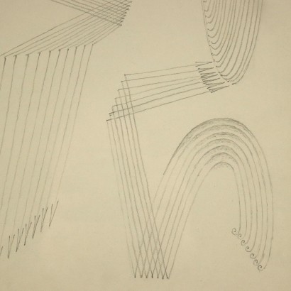 Zeichnung auf Papier von Fausto Melotti 197, Ohne Titel, Fausto Melotti, Fausto Melotti, Fausto Melotti, Fausto Melotti, Fausto Melotti, Fausto Melotti, Fausto Melotti, Fausto Melotti