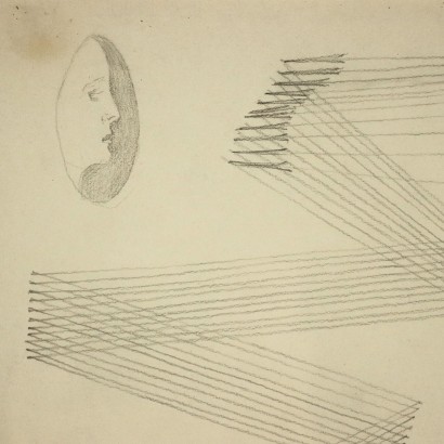 Disegno su carta di Fausto Melotti 197,Senza titolo,Fausto Melotti,Fausto Melotti,Fausto Melotti,Fausto Melotti,Fausto Melotti,Fausto Melotti,Fausto Melotti,Fausto Melotti