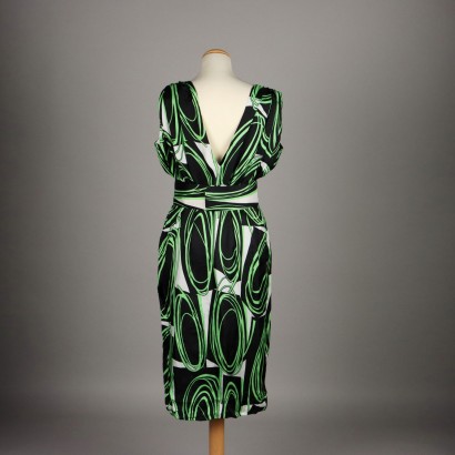 Robe Vintage Noire et Verte