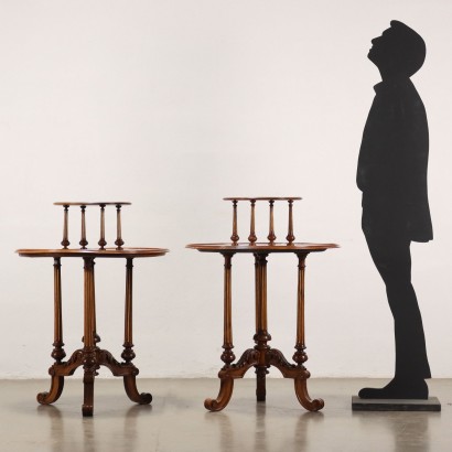 Pair of Eclectic Valet Stands