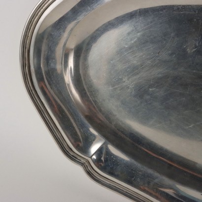 Oval Tray in Silver