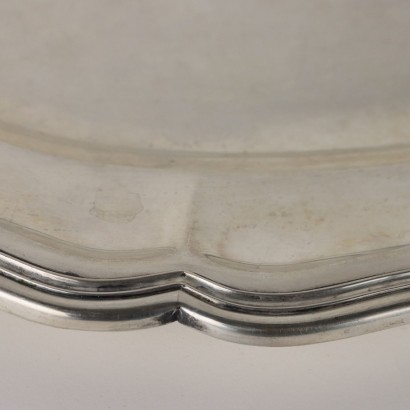 Oval Tray in Silver