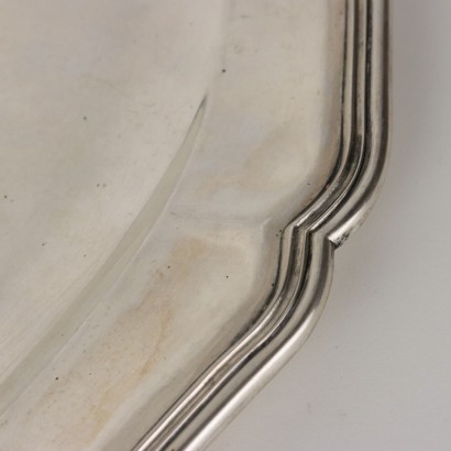 Oval Tray in Silver