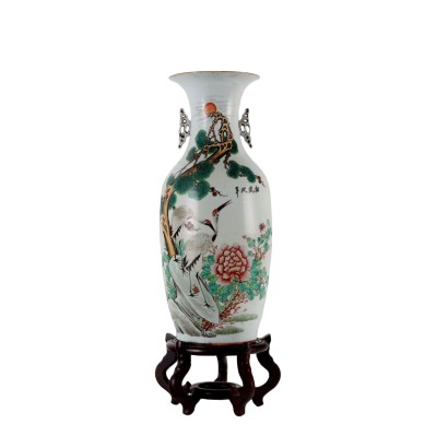 Vase Balustre en Porcelaine