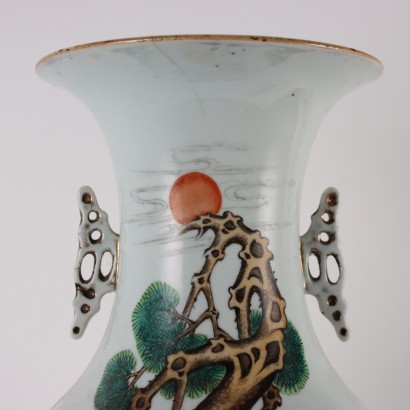 Baluster Vase in Porcelain