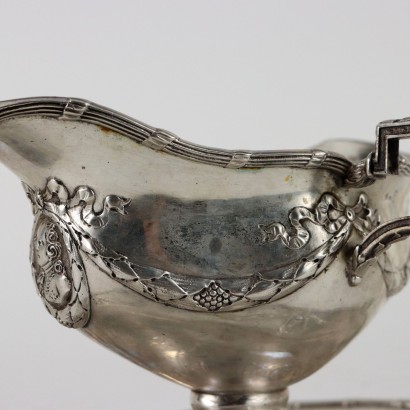 Paire de saucières en argent Rosenau