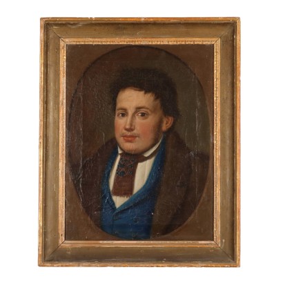 Painted Portrait of a Young Man