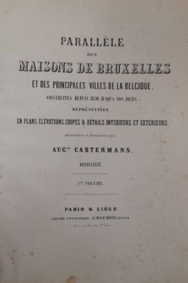 Parallèle des maisons de Bruxelles