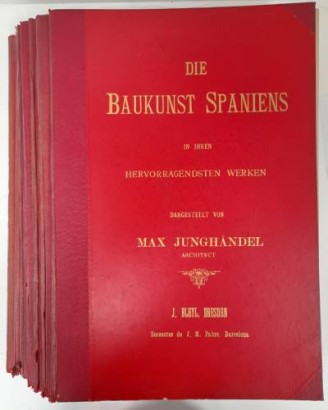 Bücher - Kunst - Architektur ,Die Baukunst Spaniens in ihrem hervorrag