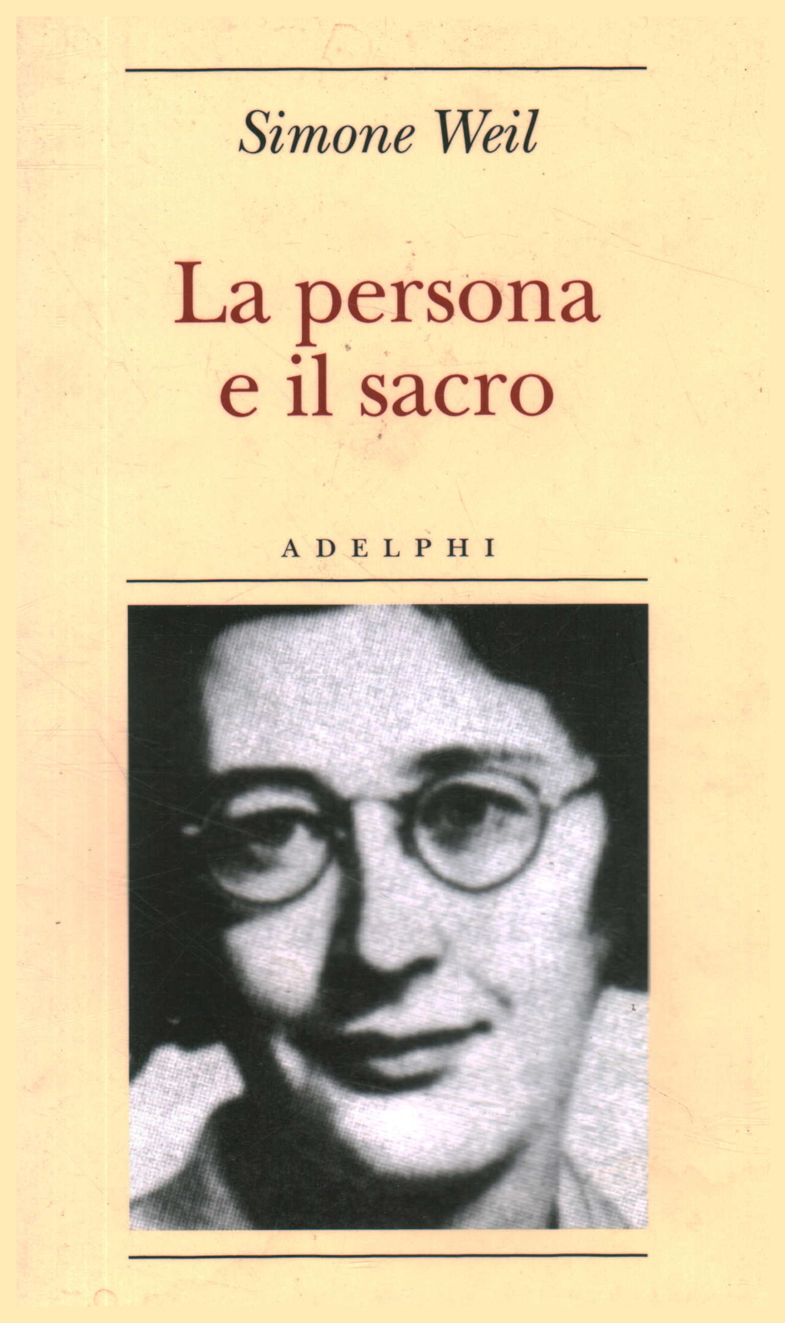 La persona e il sacro