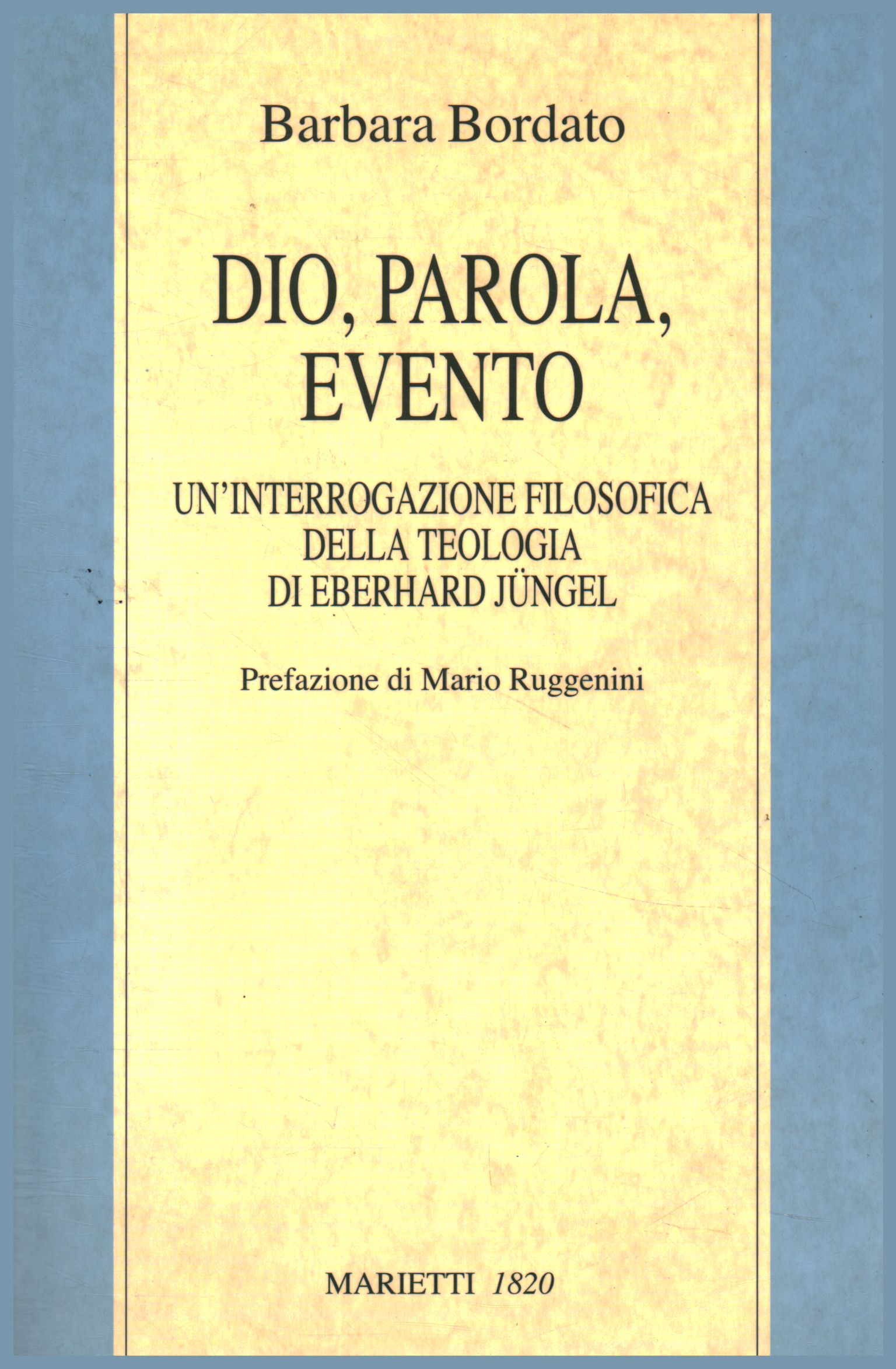 Dio parola, evento