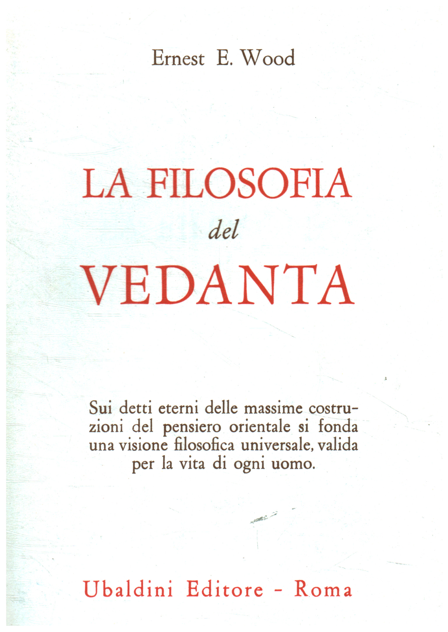 La filosofía del Vedanta