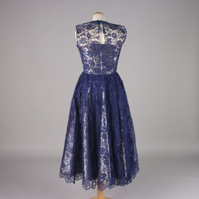 Vintage Blue Lace Dress