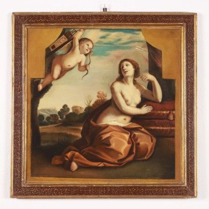 Dipinto con Venere e Cupido