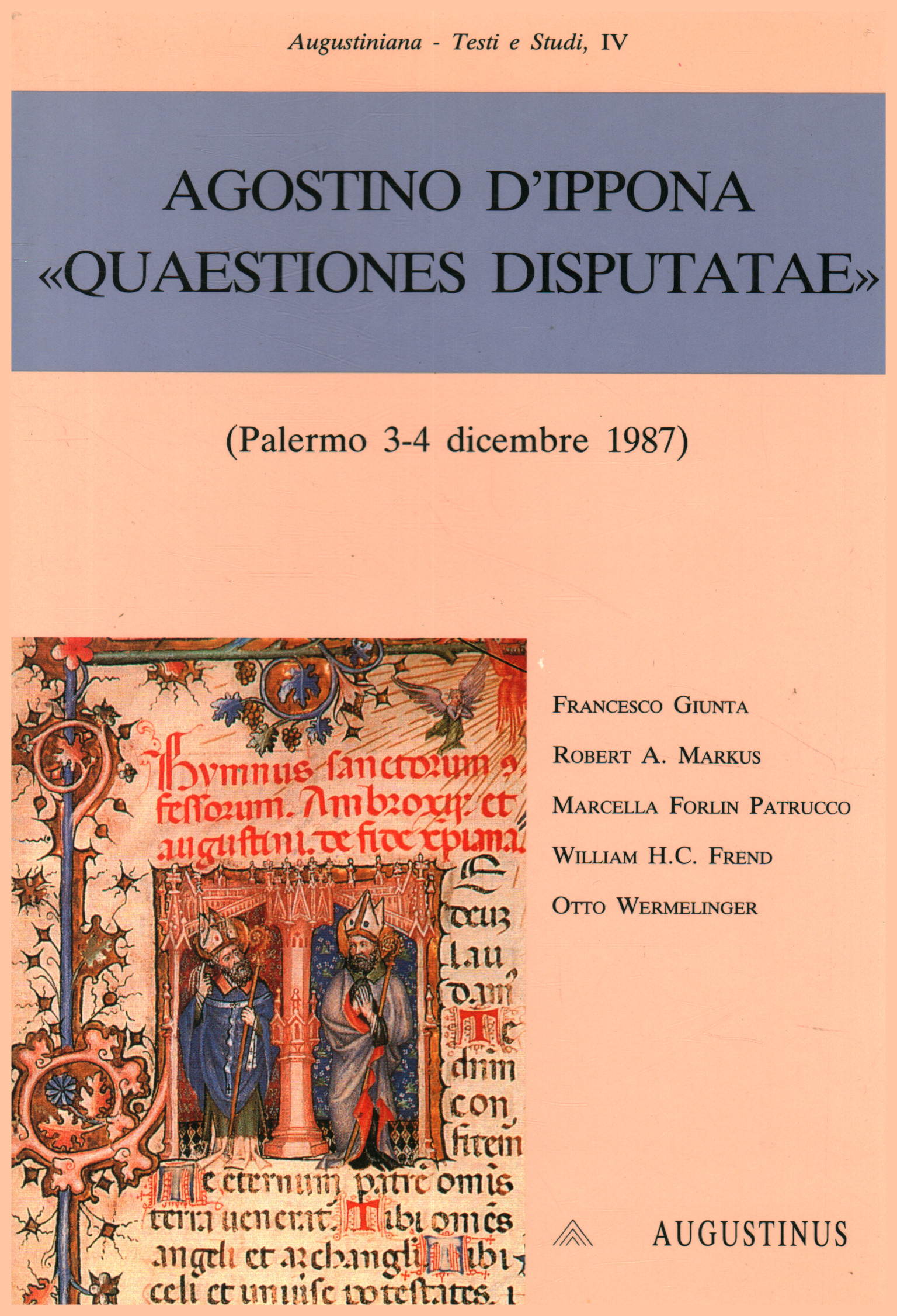 Augustinus von Hippo quaestiones dis