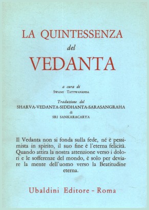 La quintessenza del Vedanta