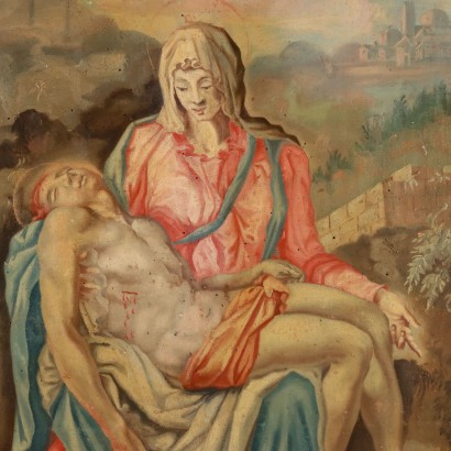 Peint avec Pietà