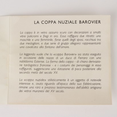 Coppa Nuziale Manifattura Barovier