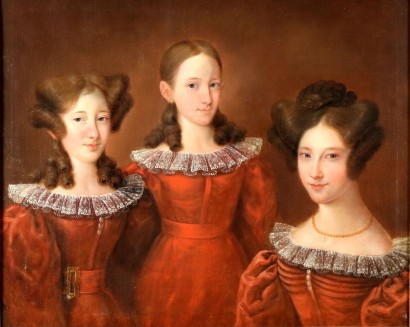 Painting Portrait of the Three Sisters