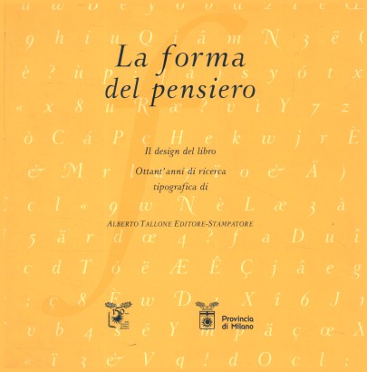 La forma del pensiero. Il design del libro