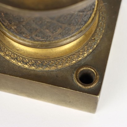 Gilded Bronze inkwell