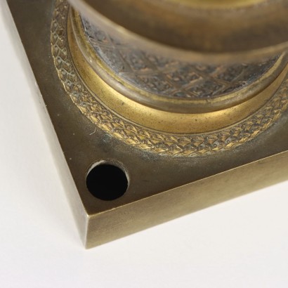 Gilded Bronze inkwell