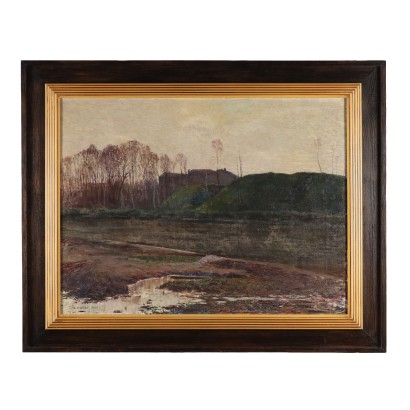 Gemälde von Cesare Maggi, Landschaft mit Flussblick, Cesare Maggi, Cesare Maggi, Cesare Maggi, Cesare Maggi, Cesare Maggi, Cesare Maggi, Cesare Maggi, Cesare Maggi