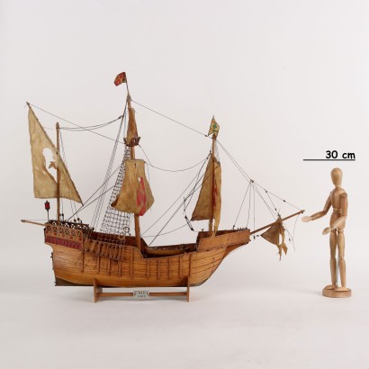 Caravel Santa Maria Wooden model