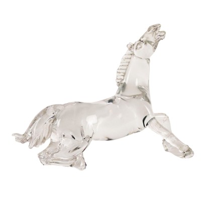 Sculpture of an Horse Arnaldo Zanella '900-2000 Glass Objects