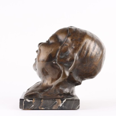 Bronze Child's Head